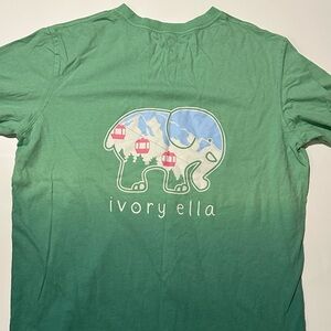 green ivory ella long sleeve shirt